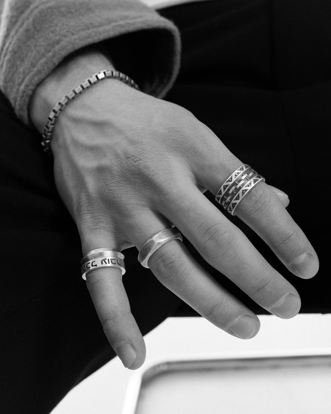 Solomon's silver ring EVERYTHING FADES AWAY. AND THIS TOO WILL PASS (in Hebrew)