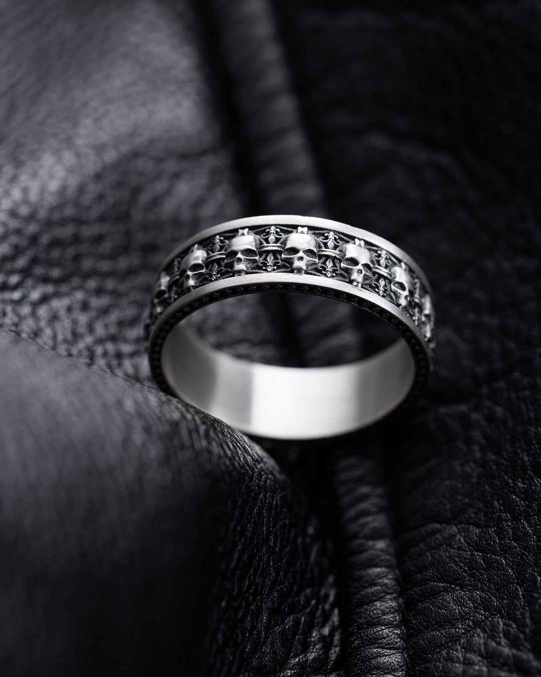 Silver ring MEMENTO MORI