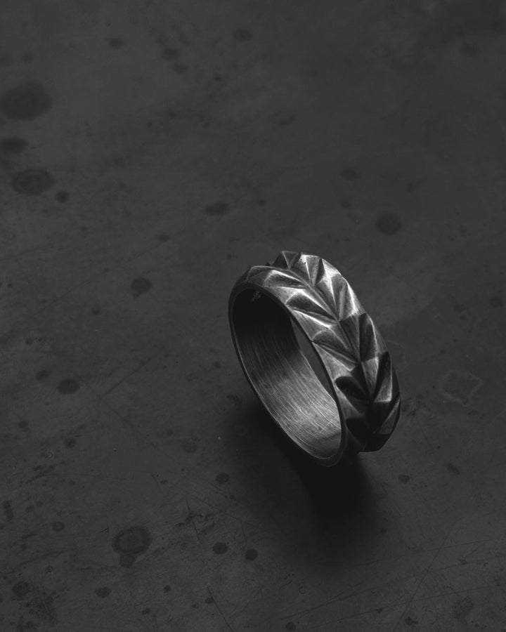 Silver ring EAR OF WHEAT