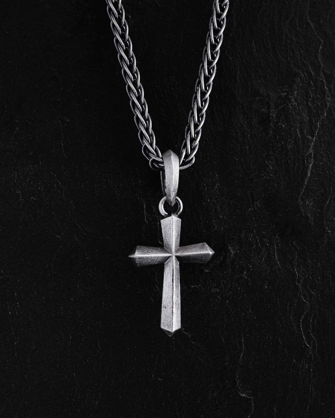 GLAUBE silver cross
