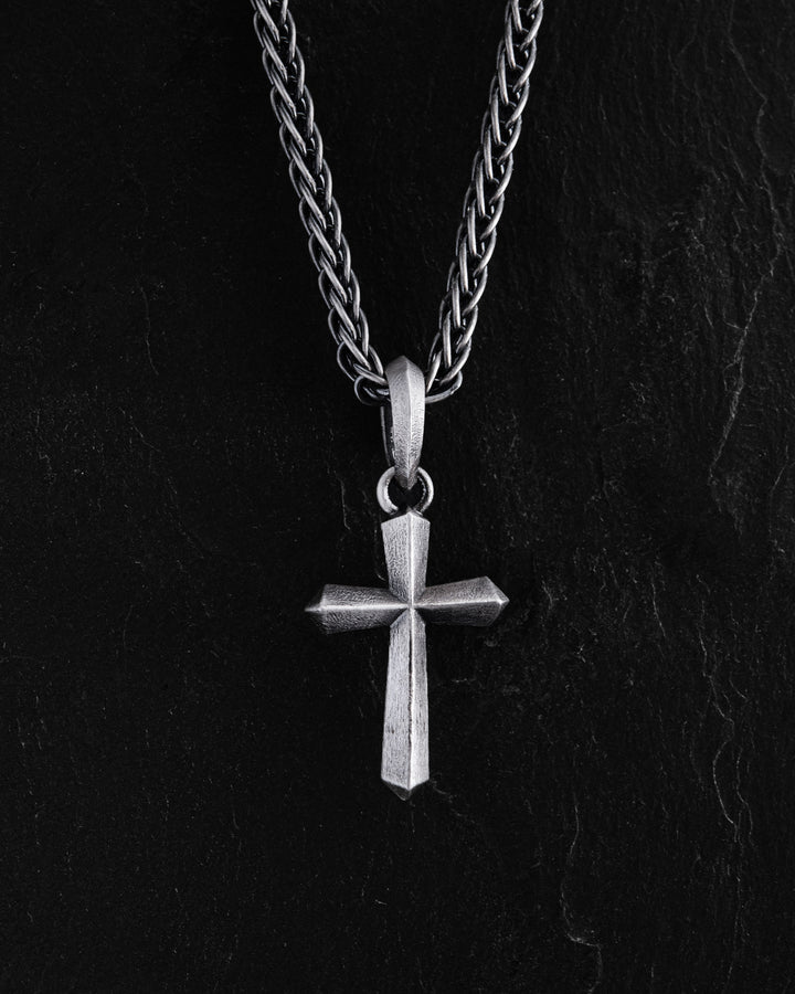 GLAUBE silver cross