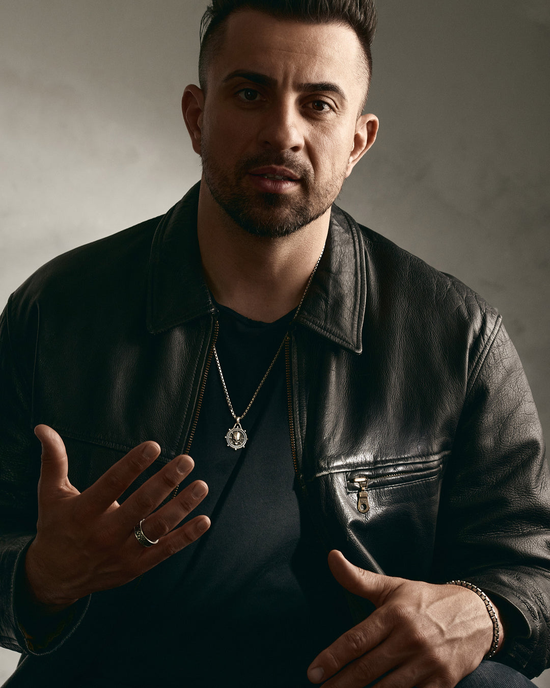 Silver pendant WHEEL OF FATE