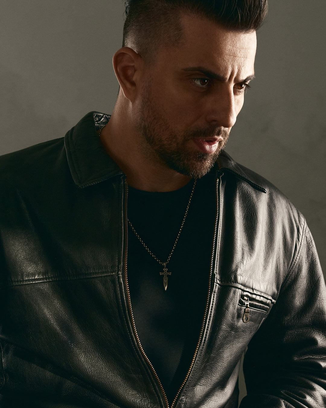 Ciondolo in argento CROCE CELTICA - SPADA