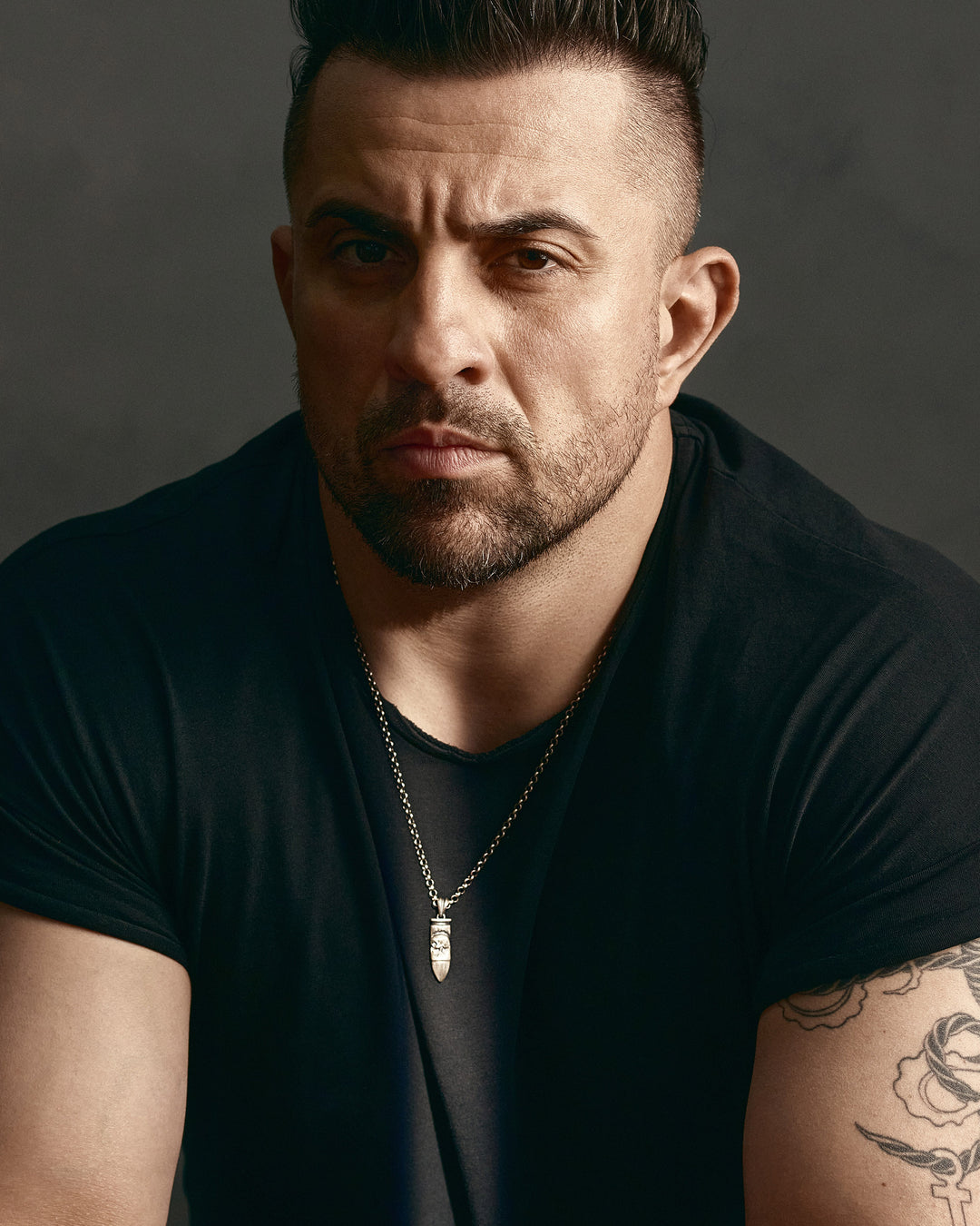 Silver pendant BULLET. MEMENTO MORI