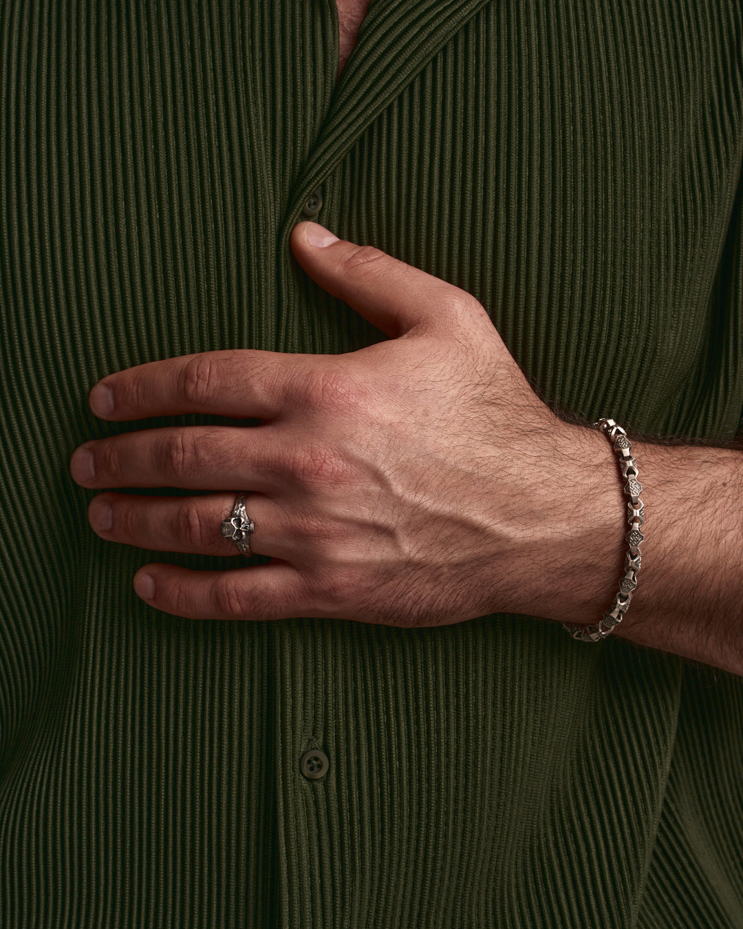 Silver bracelet SVARGA