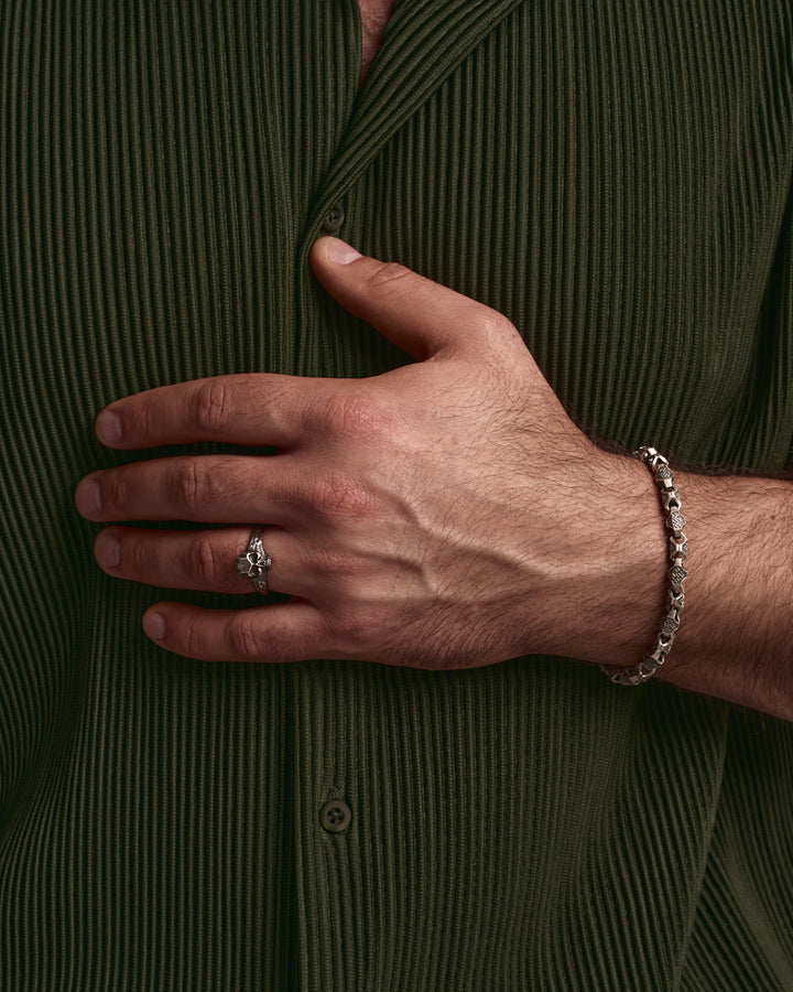 Silver bracelet SVARGA