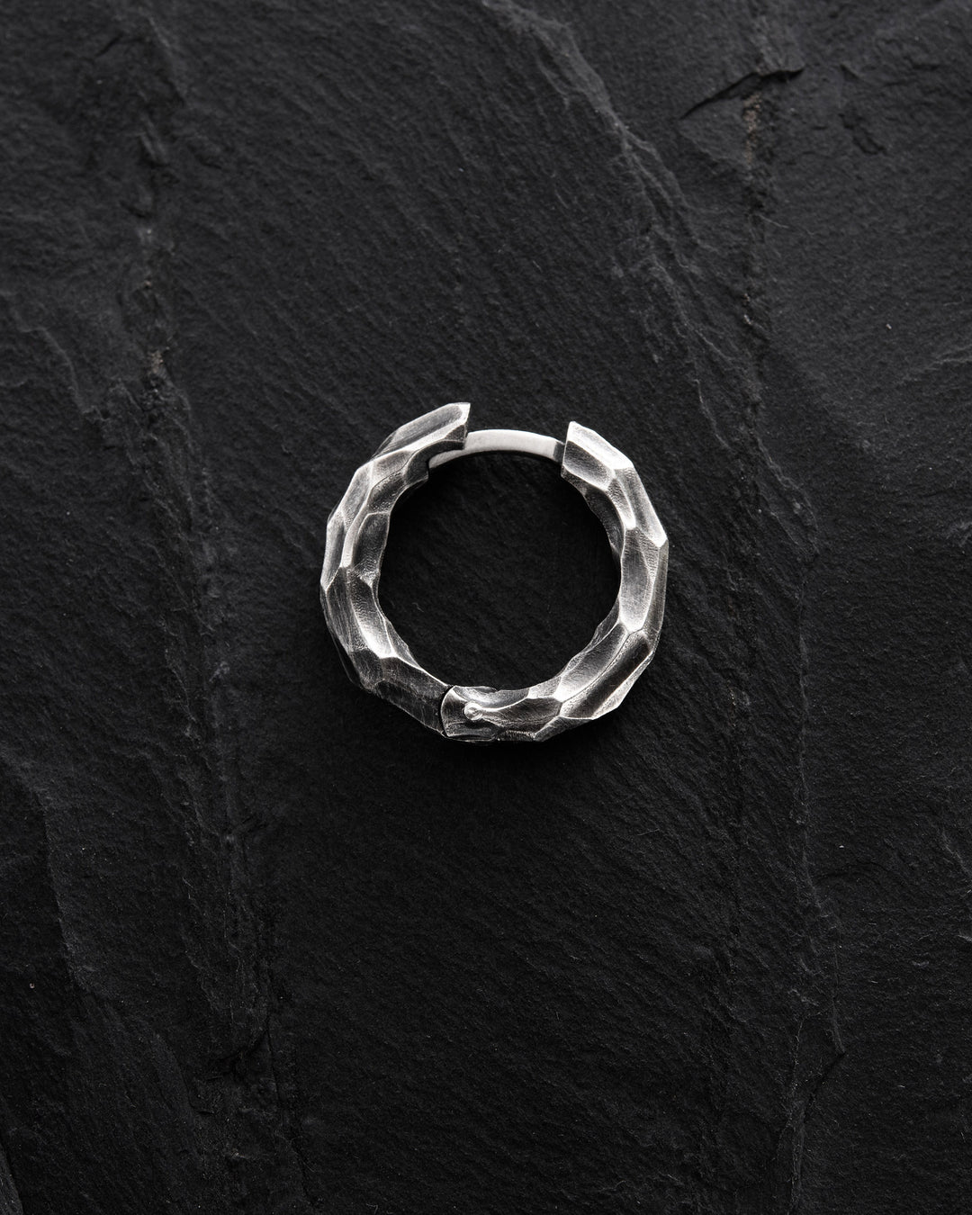 Silver single earring RUDENESS