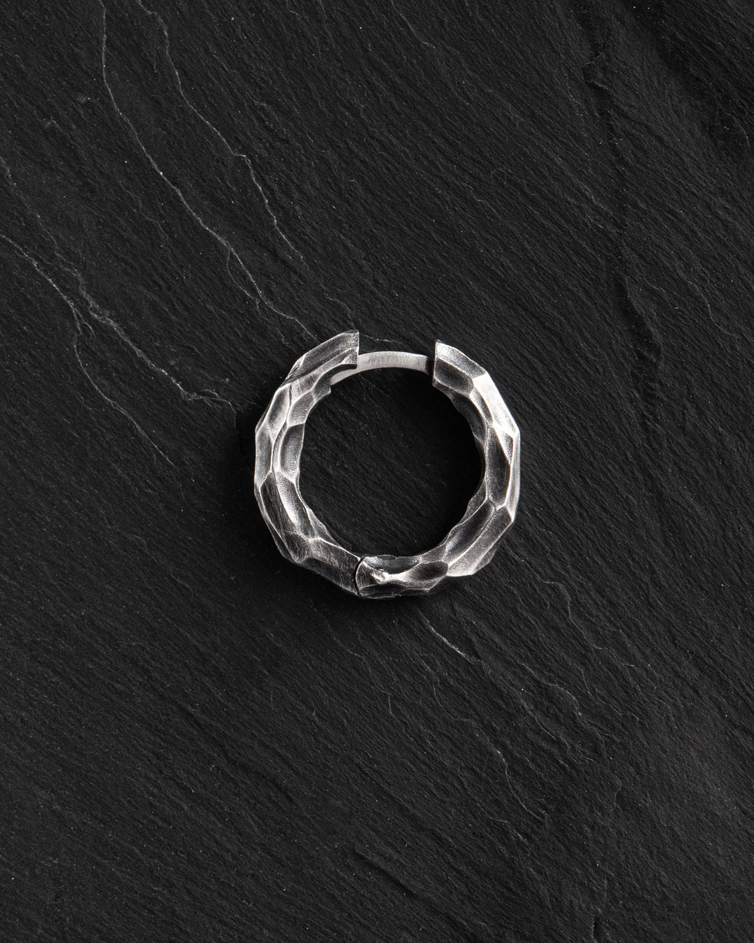 Silver single earring RUDENESS