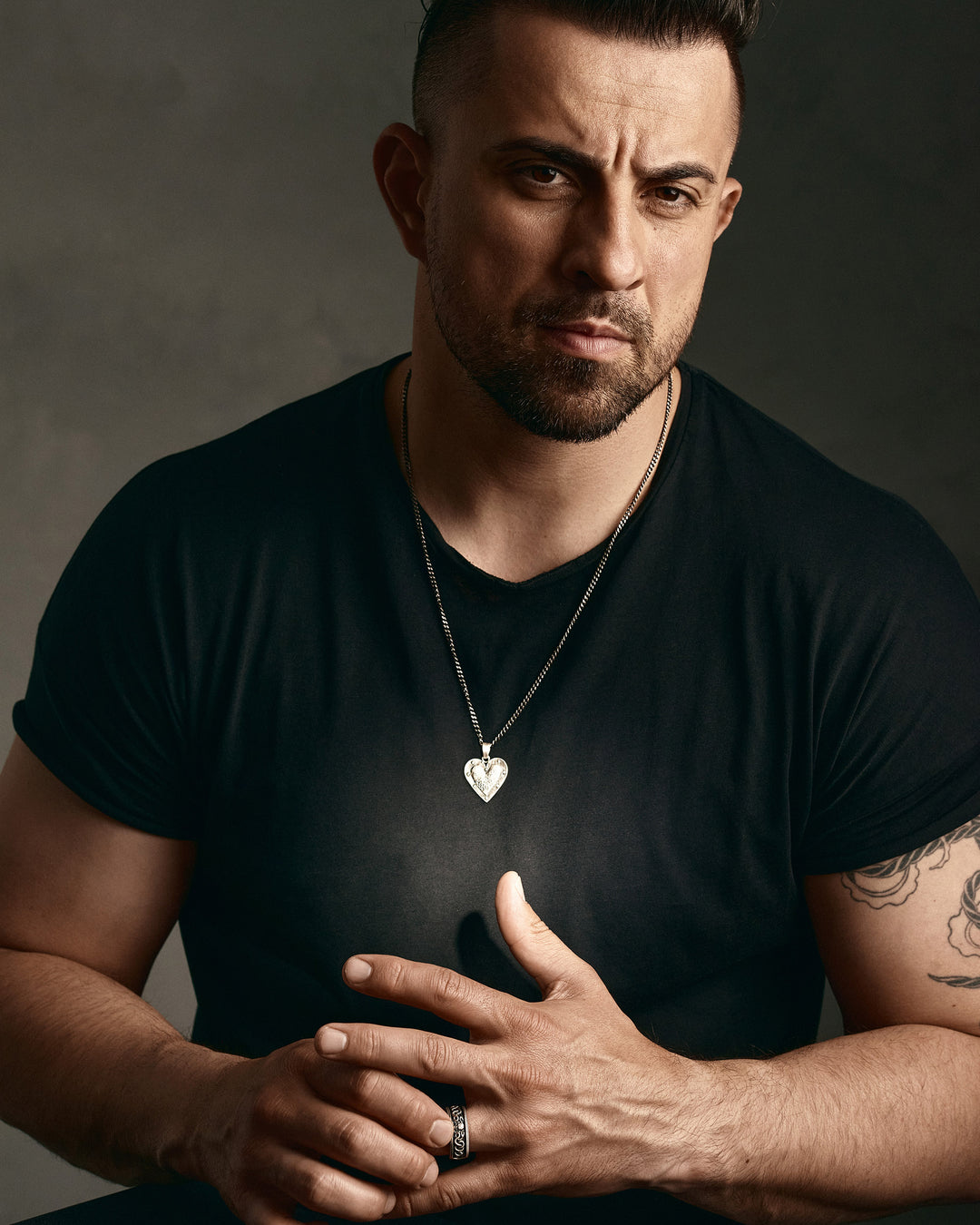 Silver pendant BRAVE HEART