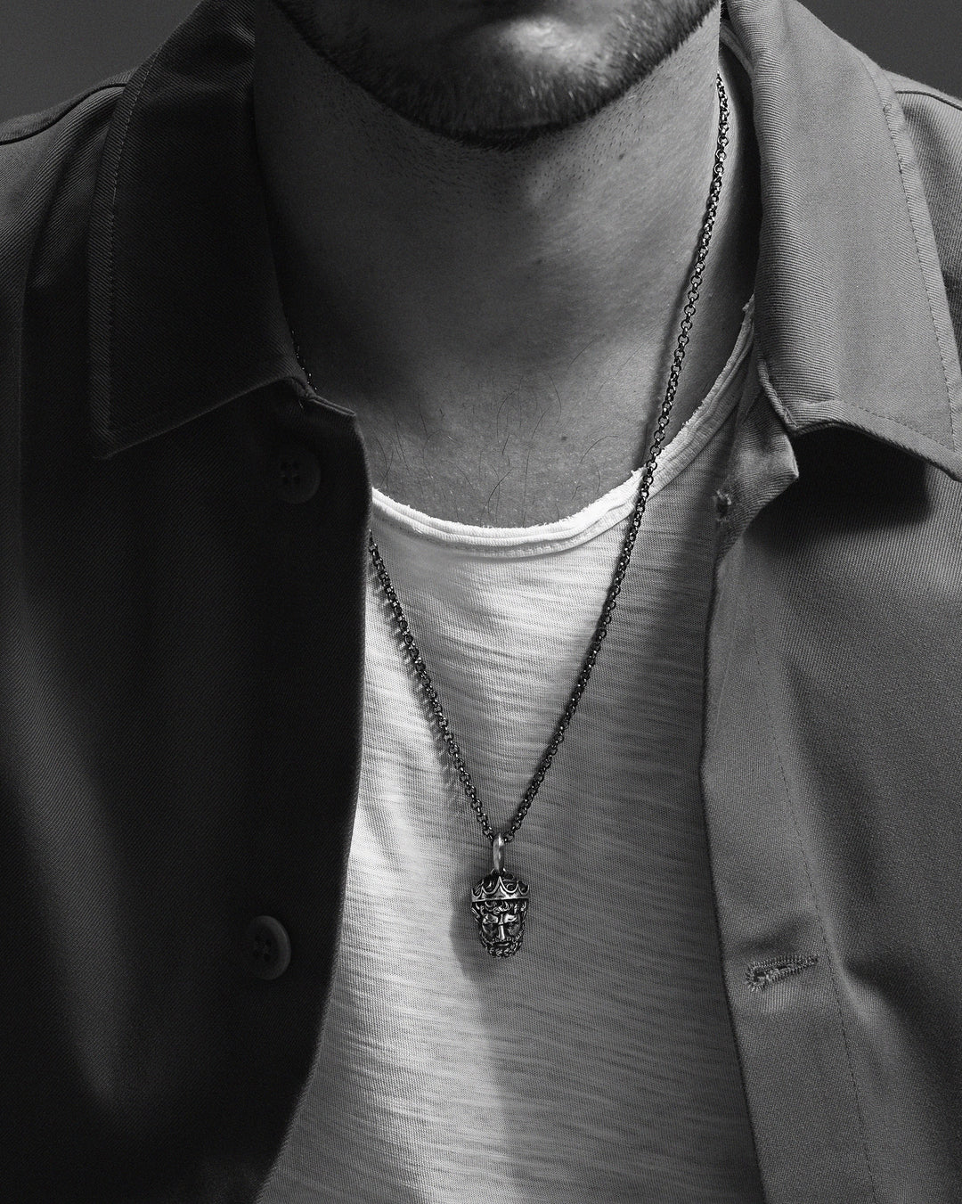 Silver pendant POSEIDON