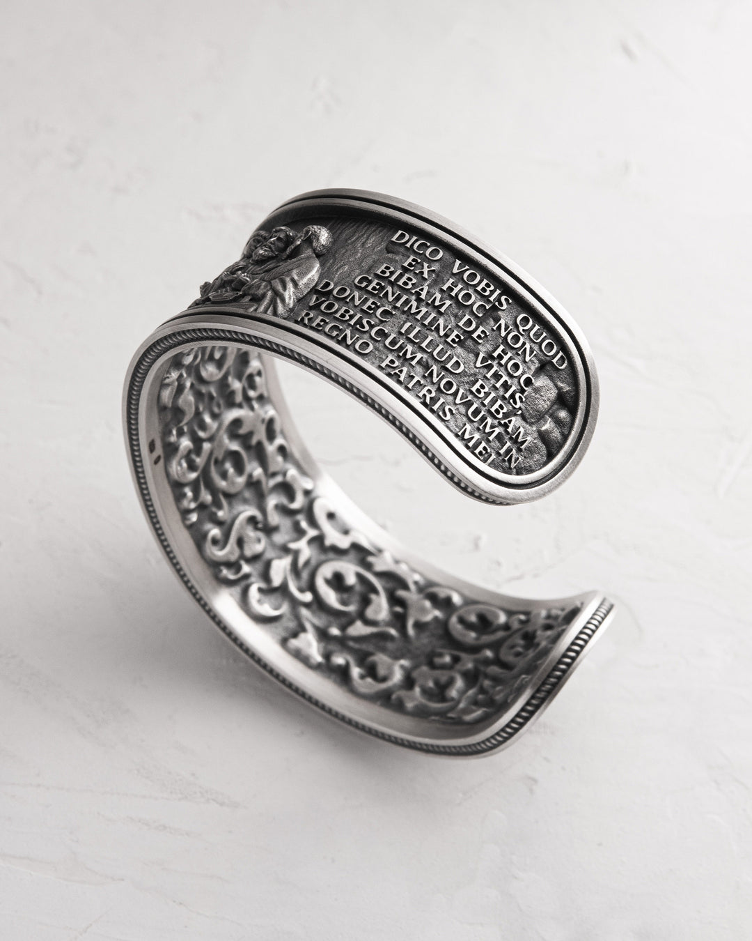 Silver bangle THE LAST SUPPER