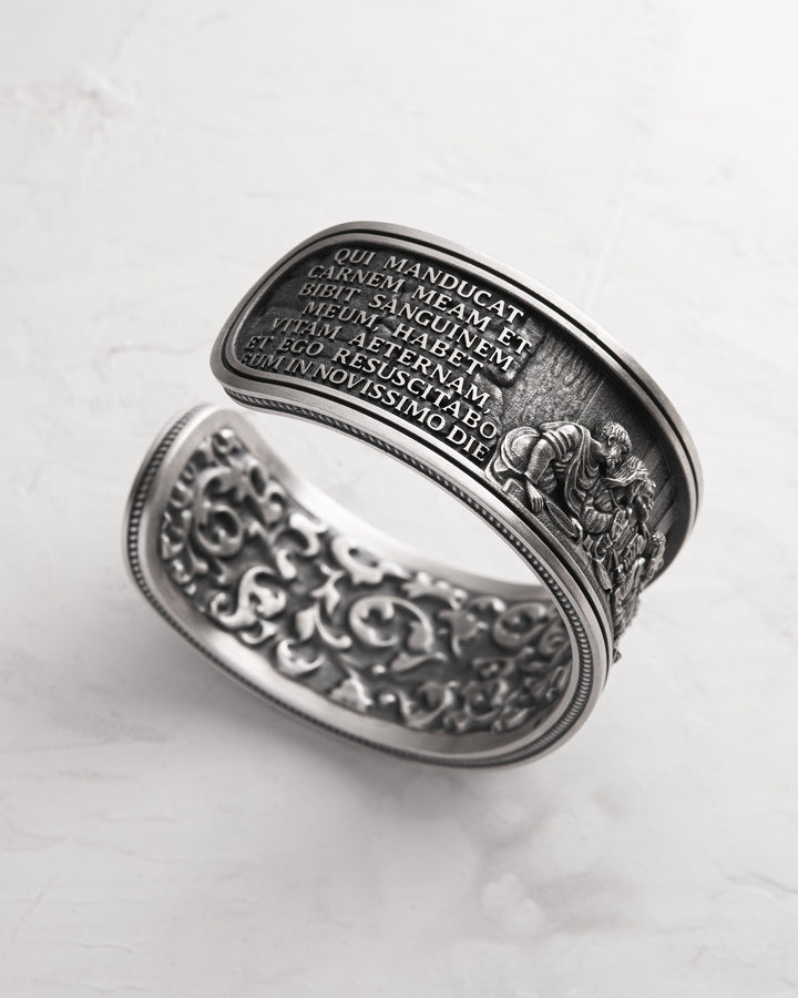 Silver bangle THE LAST SUPPER