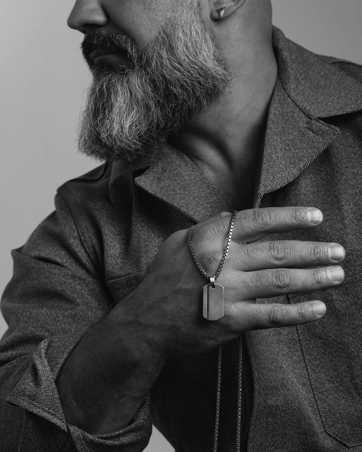 Silver token COUNTER. BLACK STONES