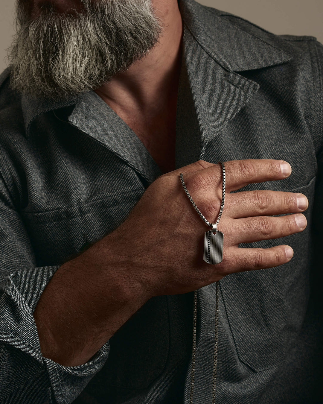 Silver token COUNTER. BLACK STONES