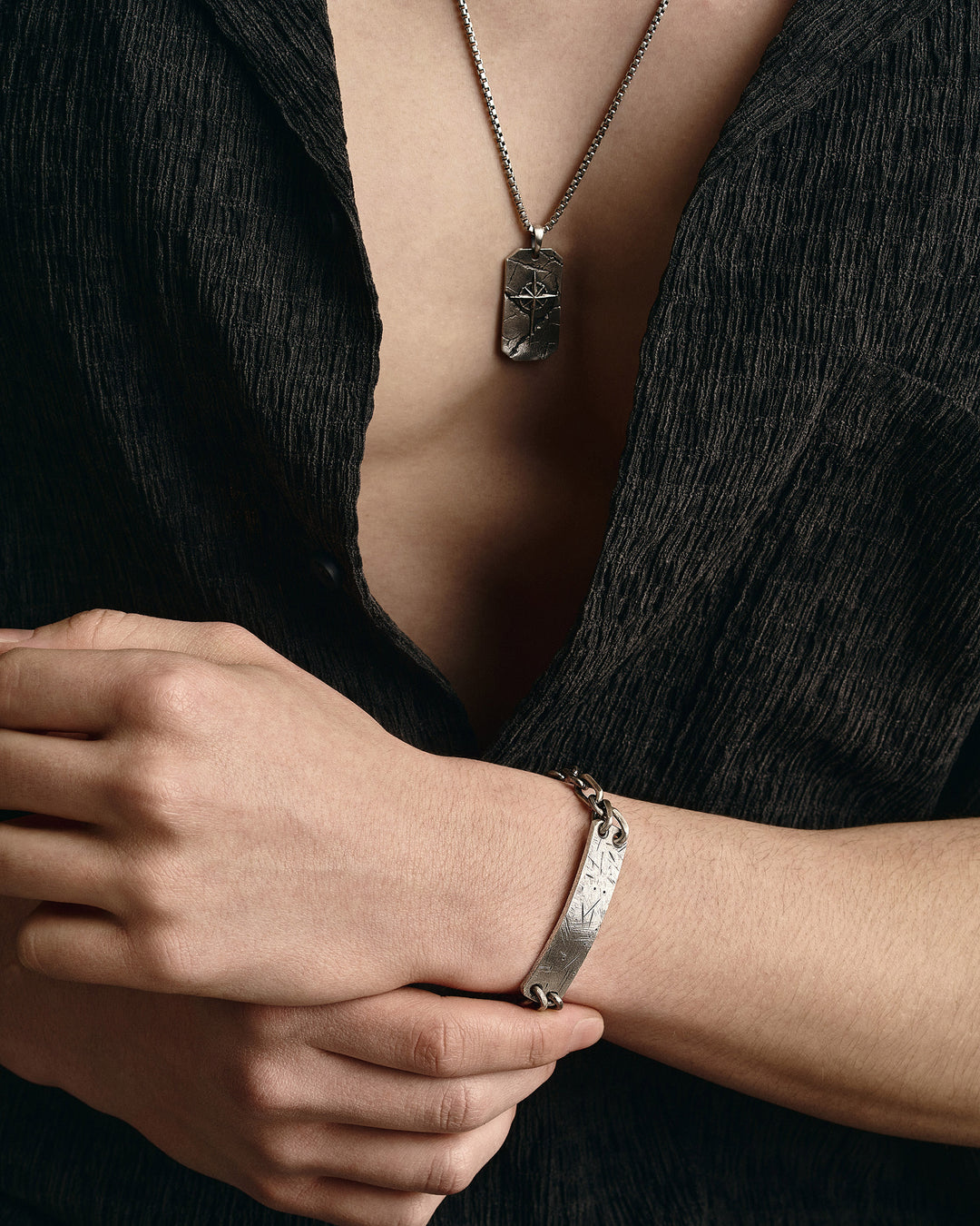 Silver bracelet IKUINEN