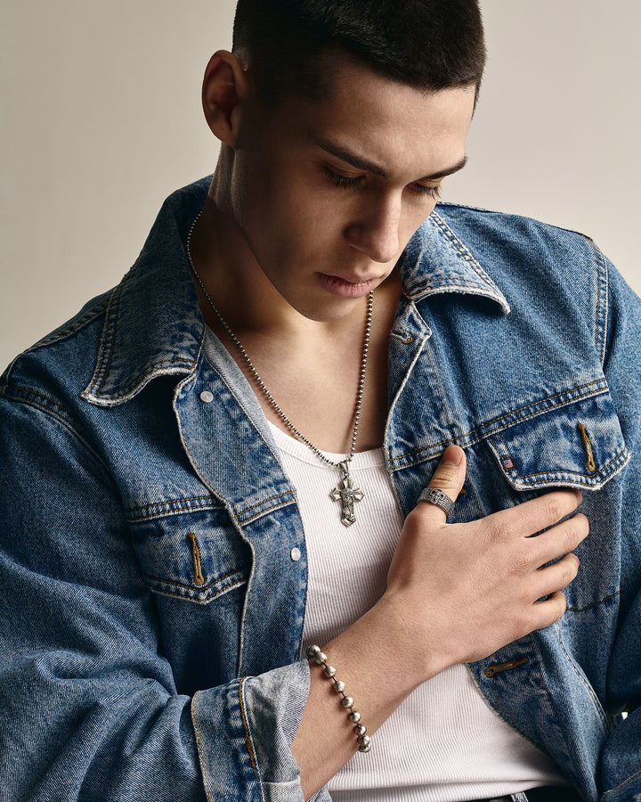 Silver ring PRAYER OUR FATHER