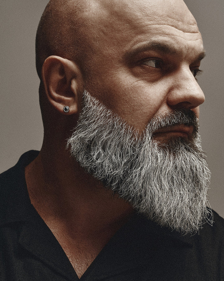 14k white gold single - earring REEKS