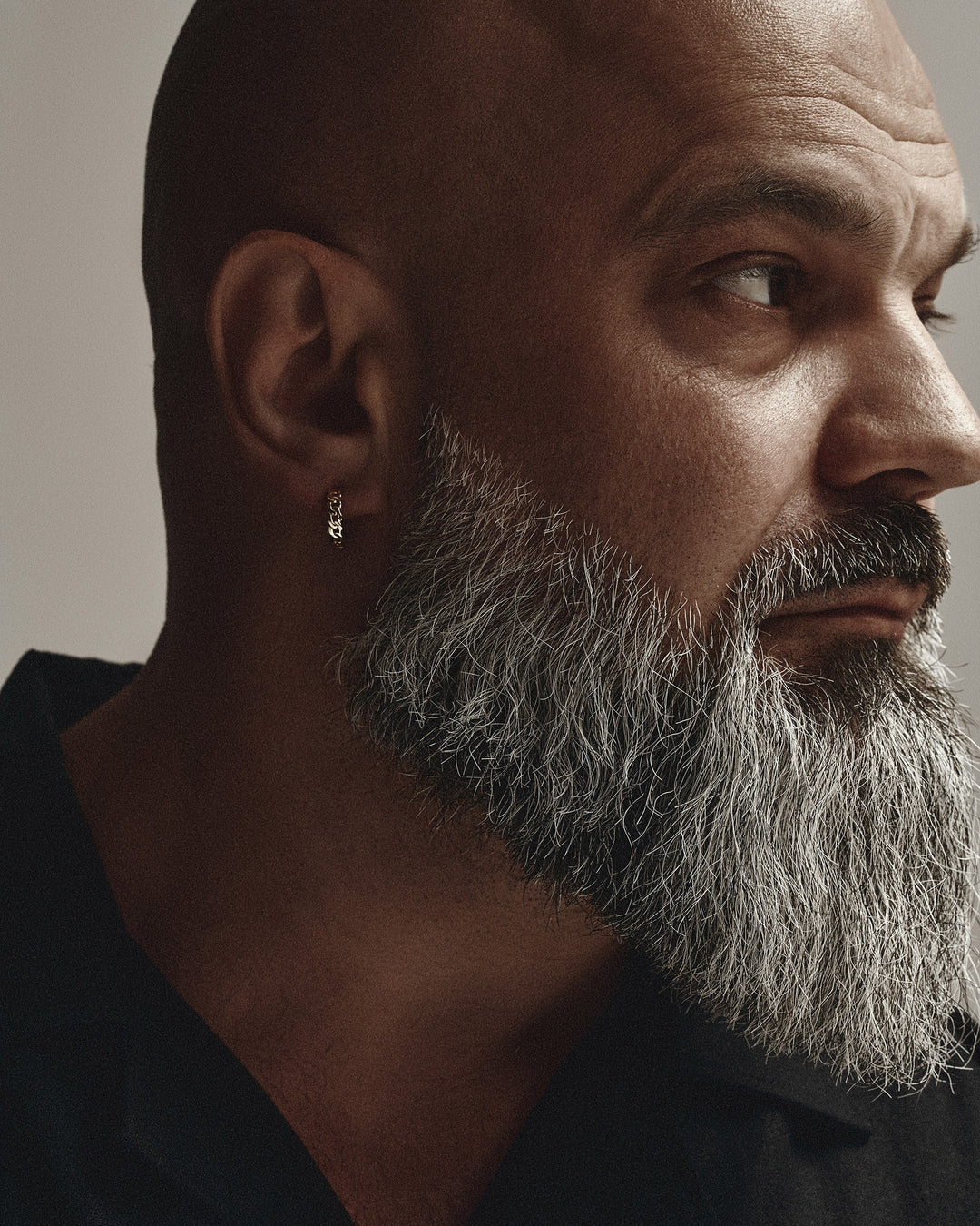 14k yellow gold single earring CHAIN