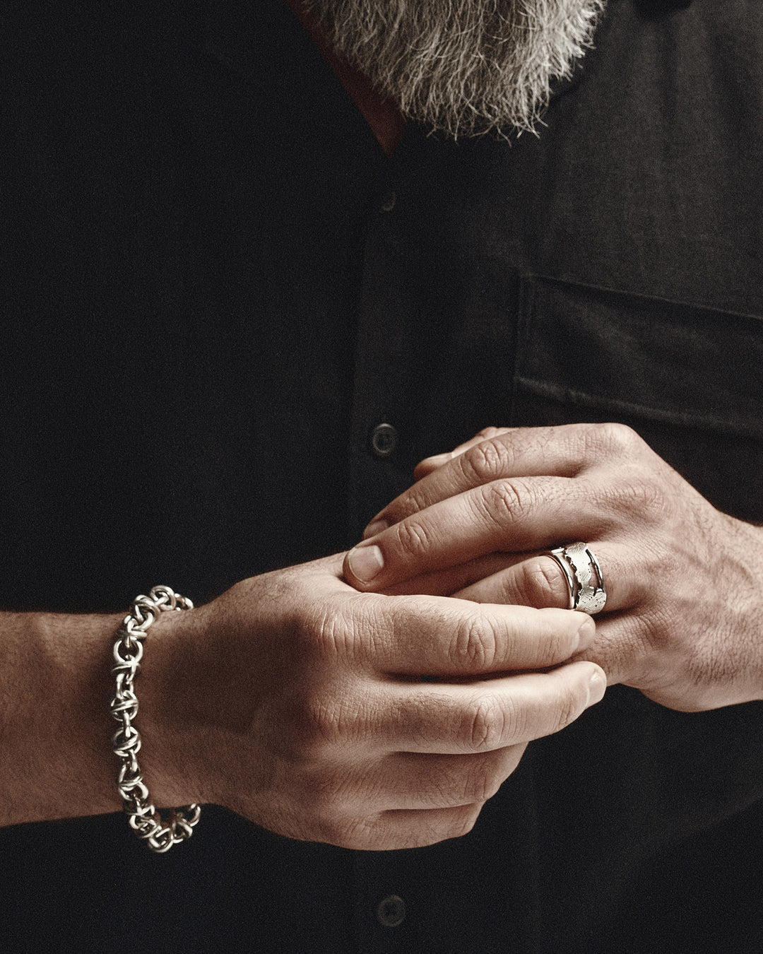 Silver bracelet SPHERE