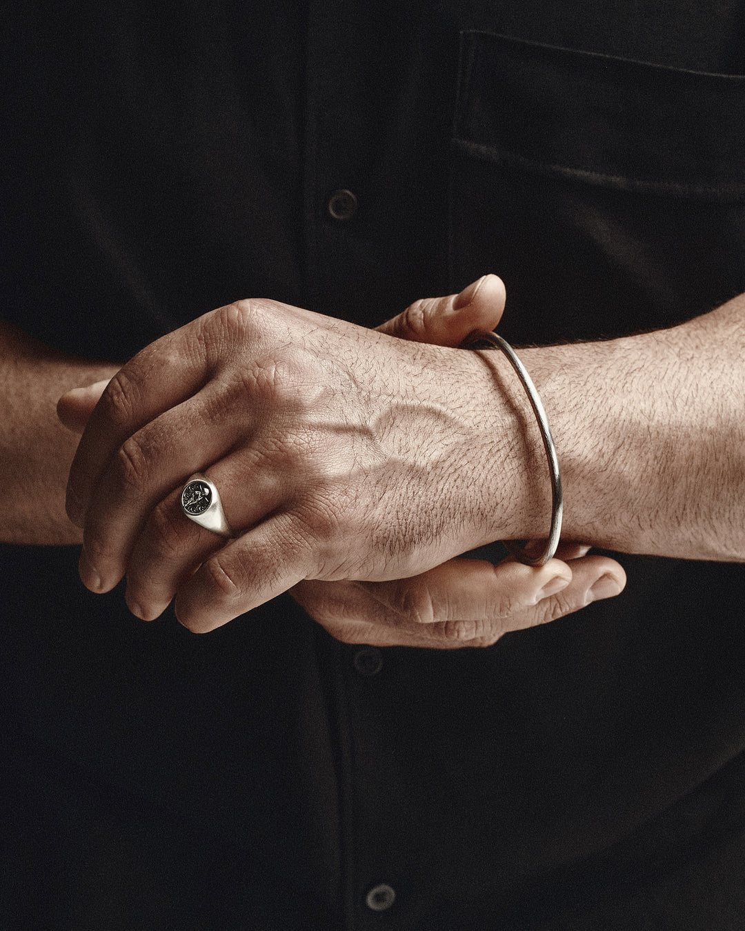 Silver ring ANGEL OF LIGHT