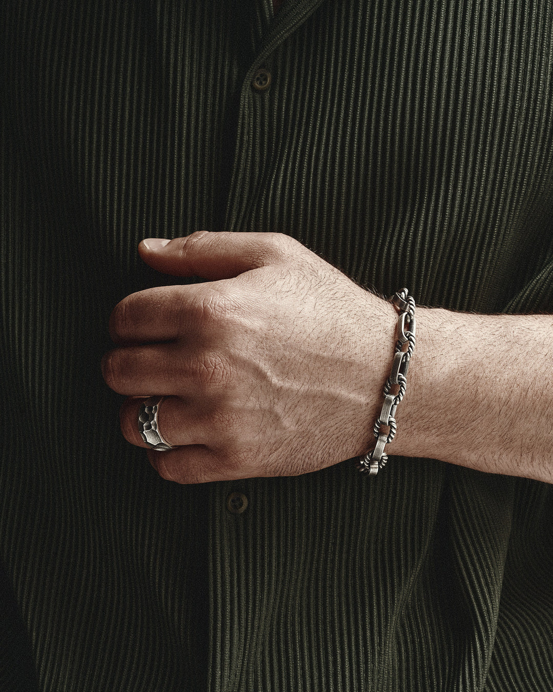 Silver bracelet SOLID