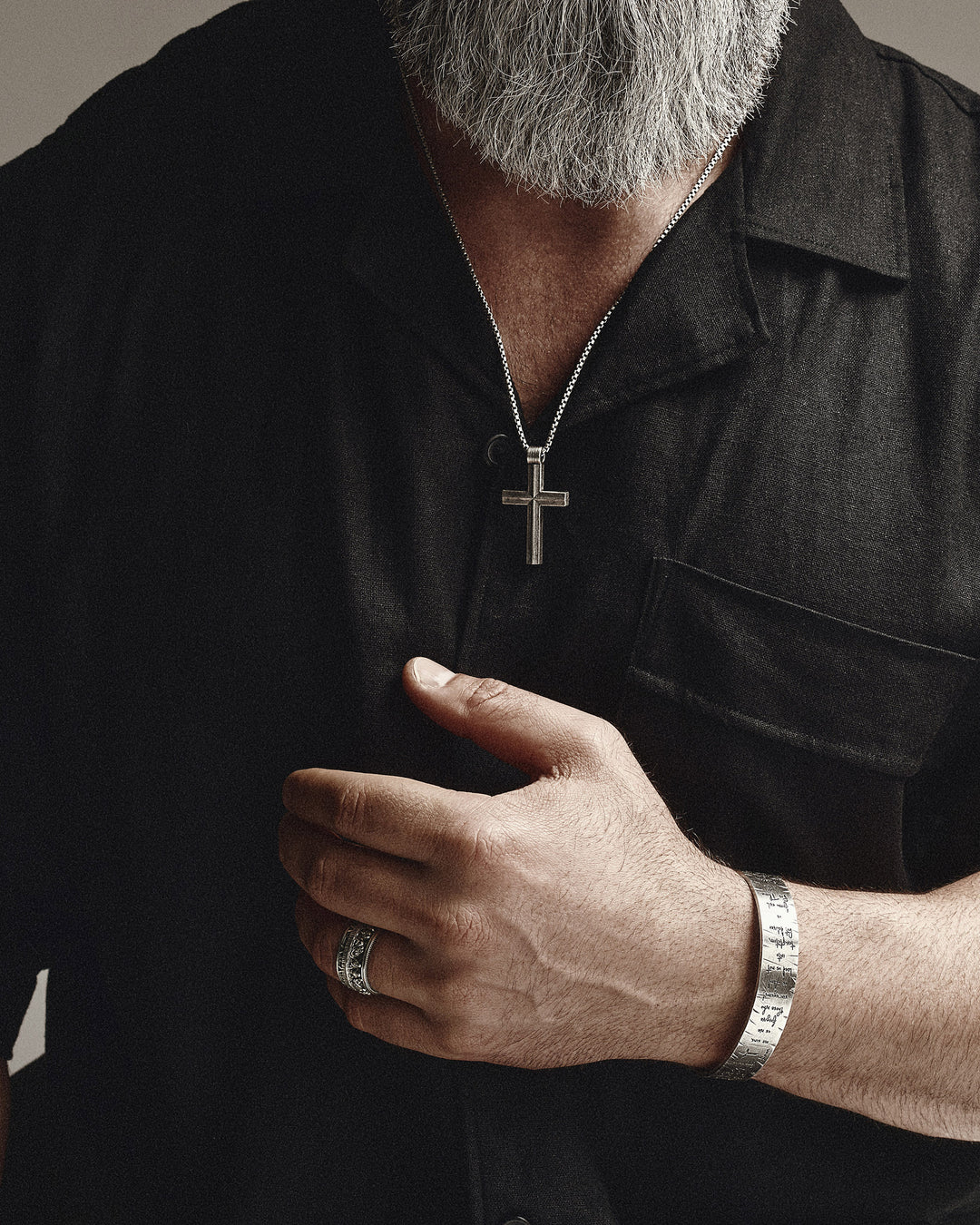 Silver bangle THE LORD'S PRAYER