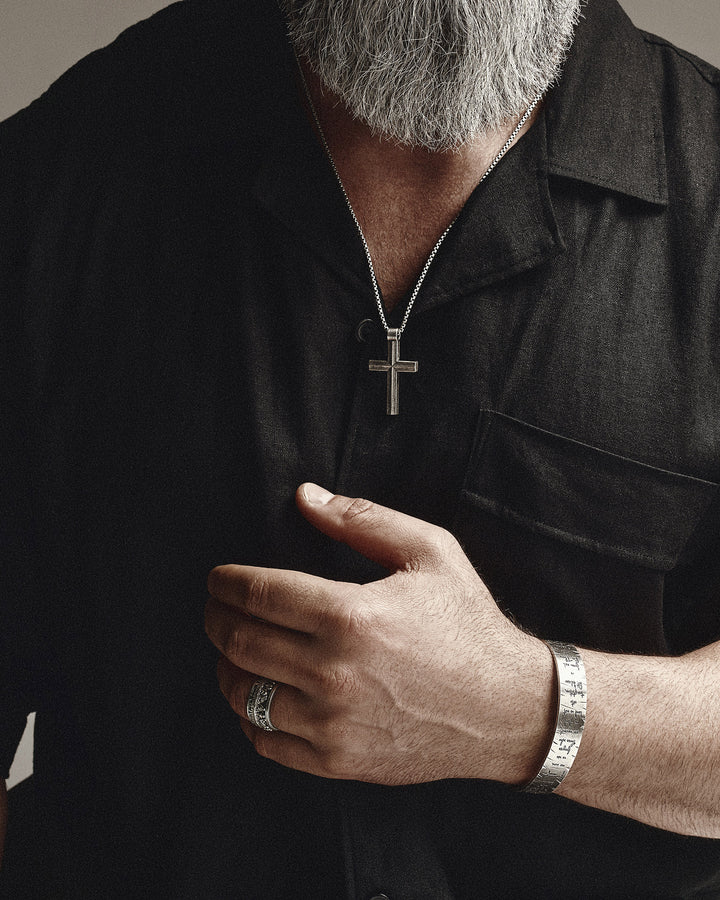 Silver bangle THE LORD'S PRAYER