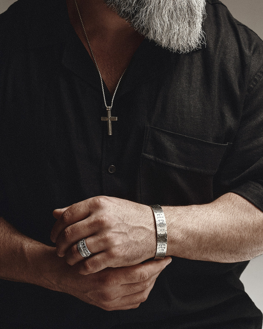 Silver bangle THE LORD'S PRAYER