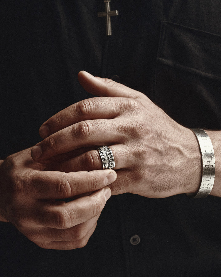 Silver bangle THE LORD'S PRAYER