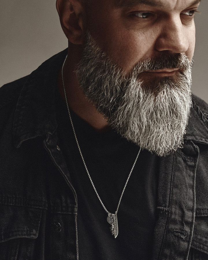 Silver pendant VIKING. FORFEDRENES KRAFT