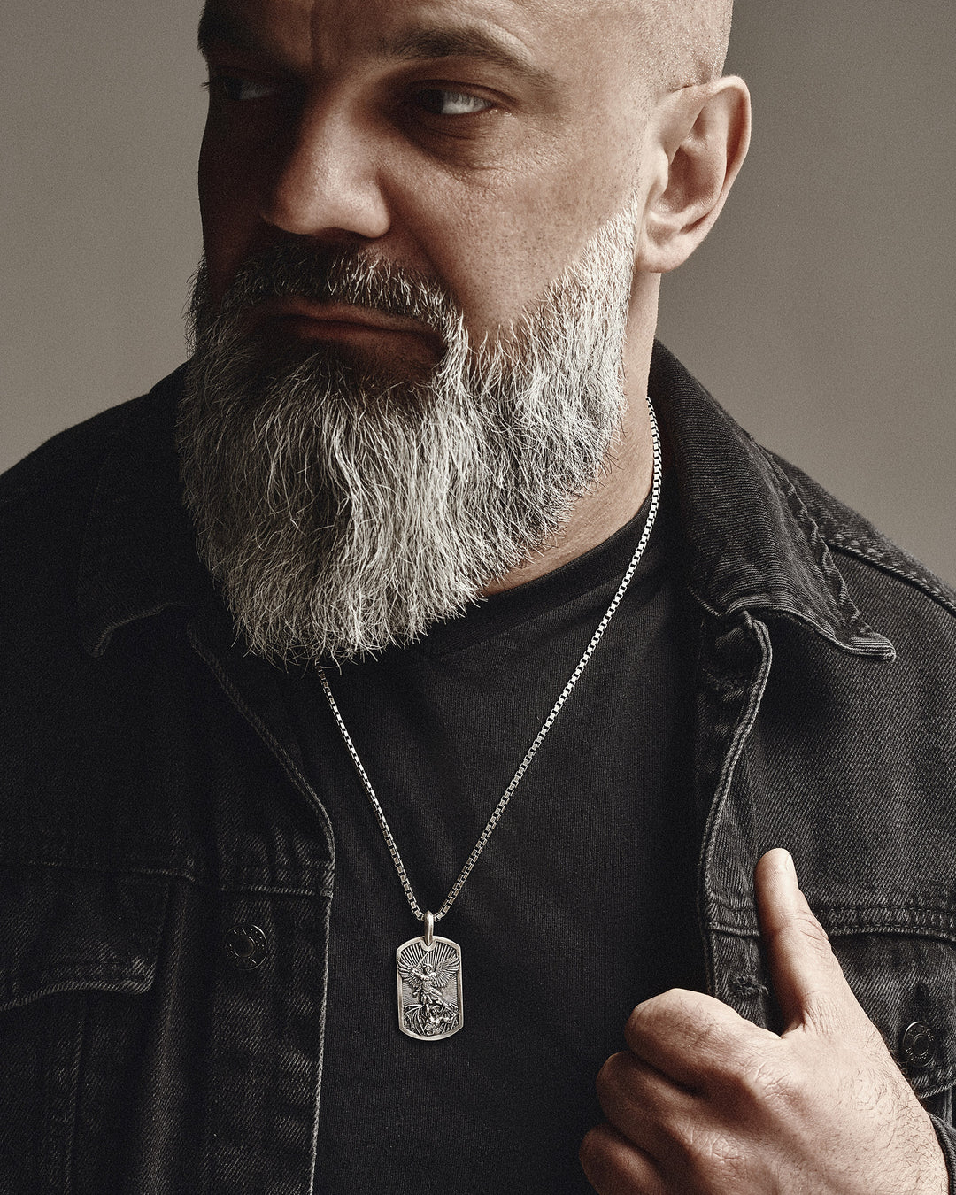 Silver pendant SAINT MICHAEL