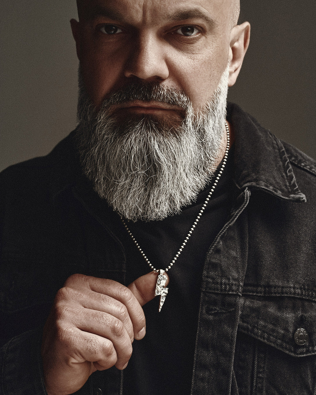 Silver pendant ZEUS. LIGHTNING