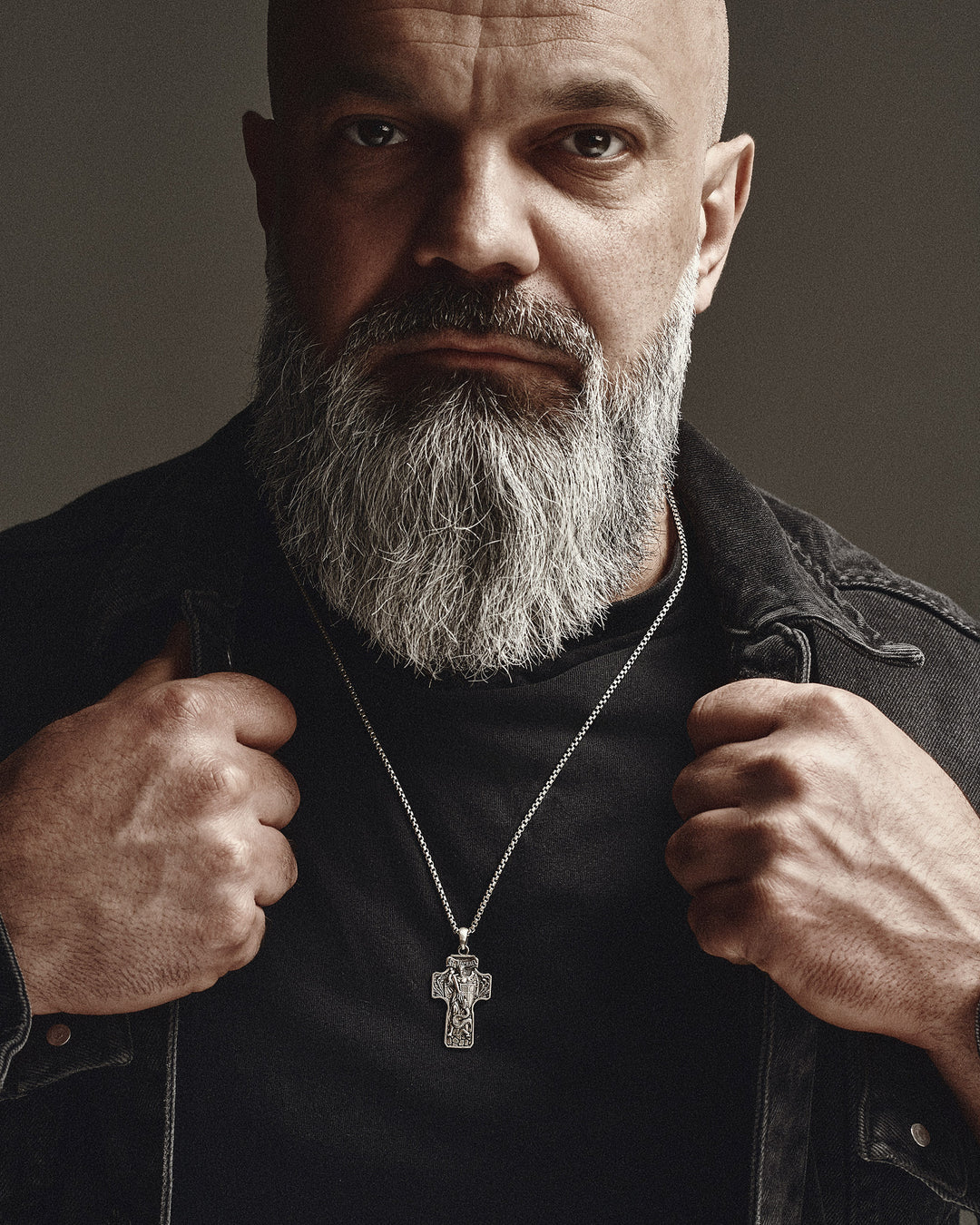 Silver cross ST. MICHAEL