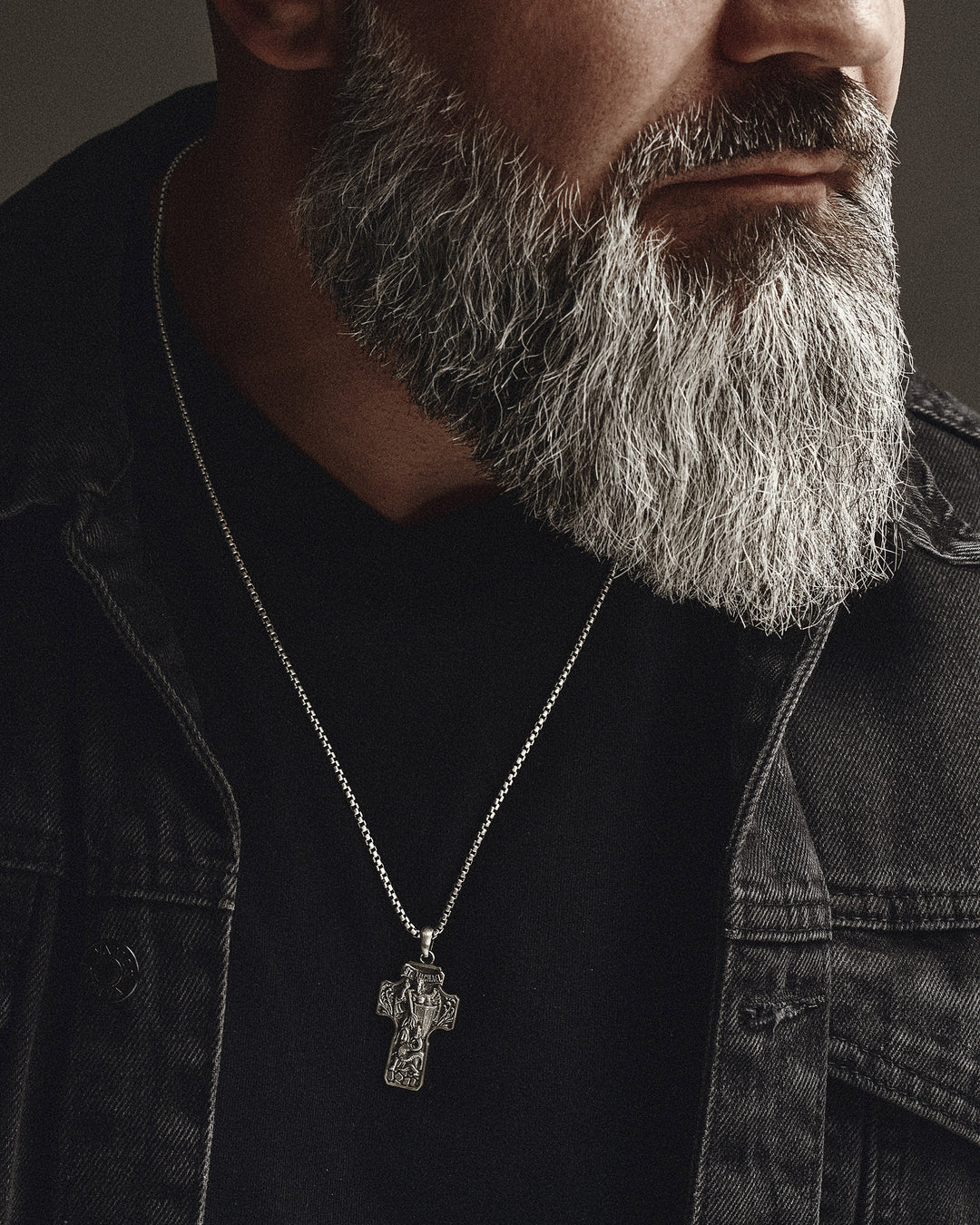 Silver cross ST. MICHAEL