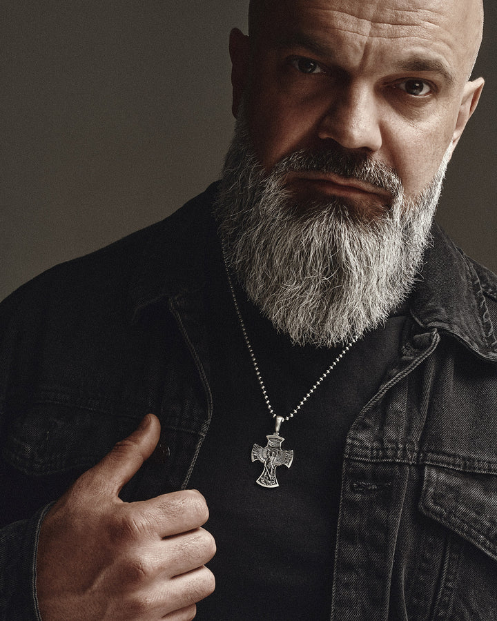 Cruz de plata ST. ARCÁNGEL MIGUEL