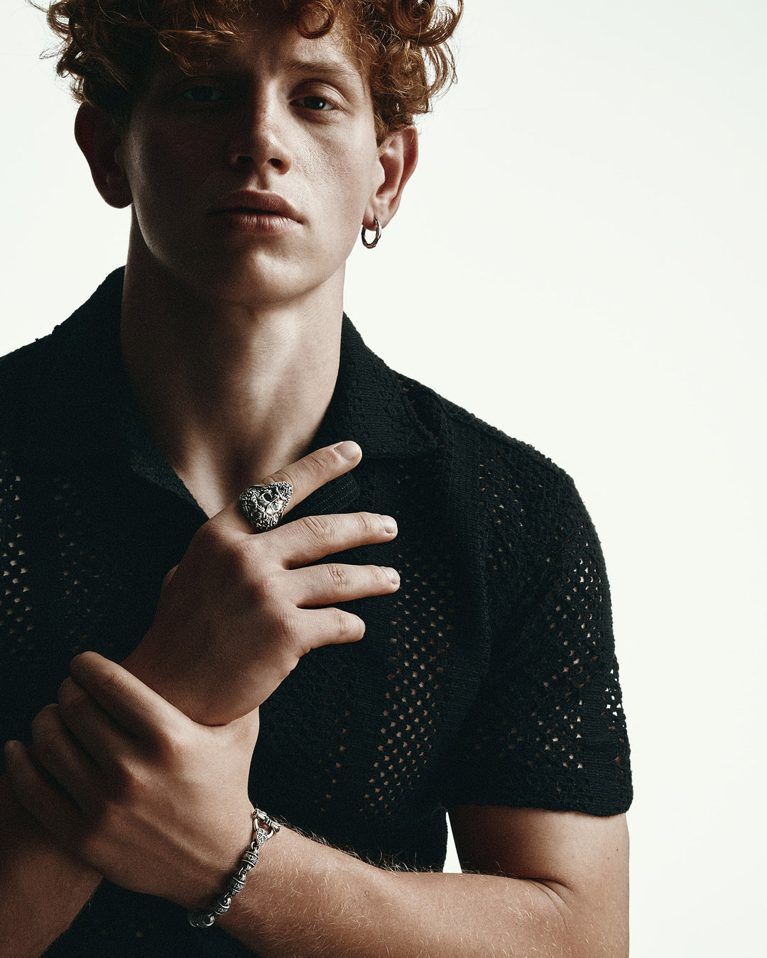 Silver ring ZEUS. MEMENTO MORI