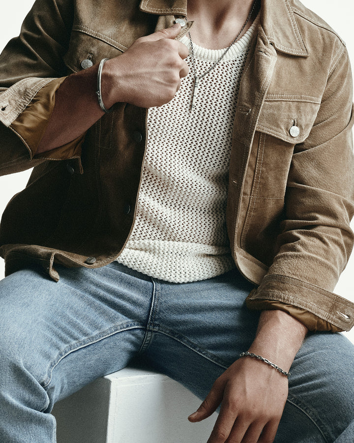 Silver bangle DENKEN