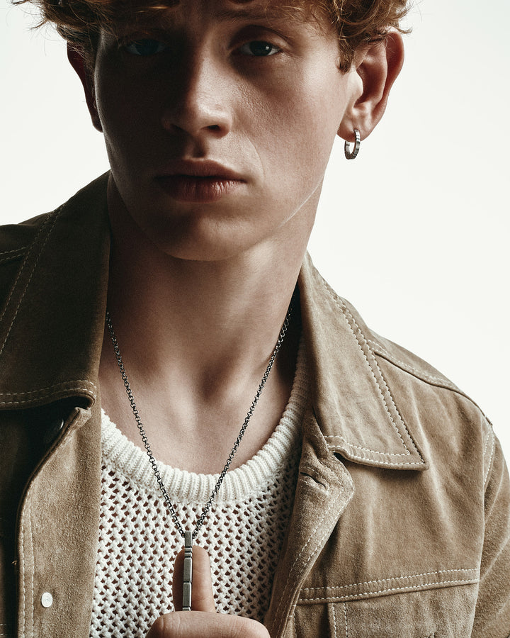 Silver pendant on chain SCELTA