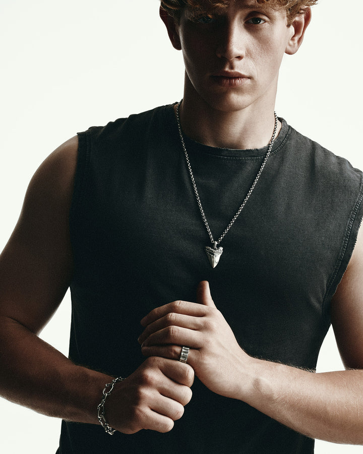 Silver ring STAR OF GUIDANCE