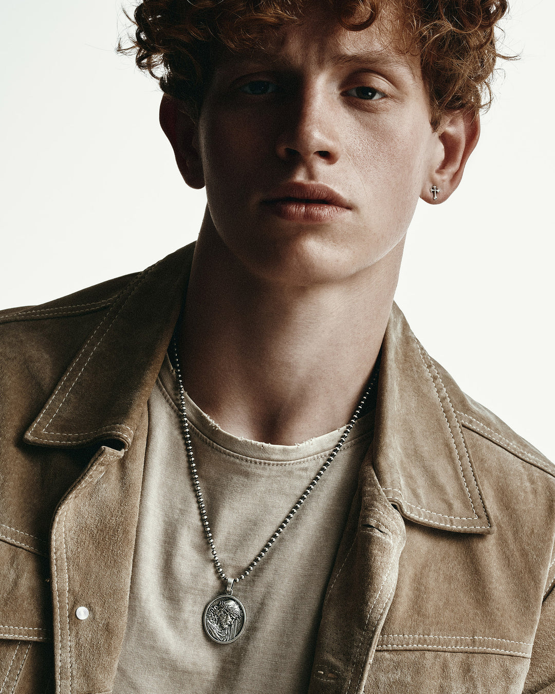 Colgante de plata JESUCRISTO CON CORONA DE ESPINAS