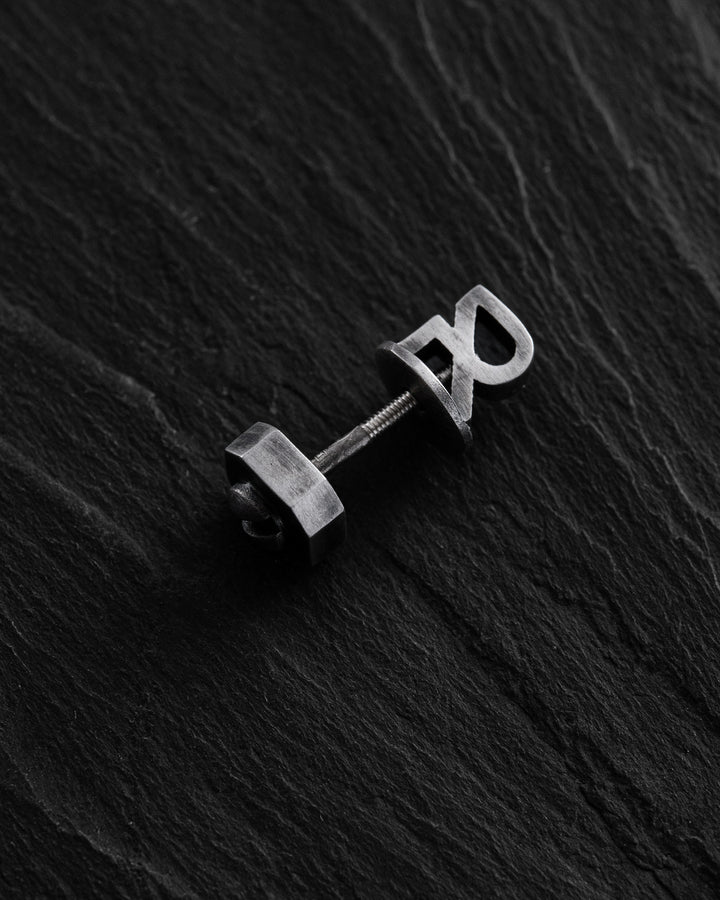 Silver mono - earring SINGULA