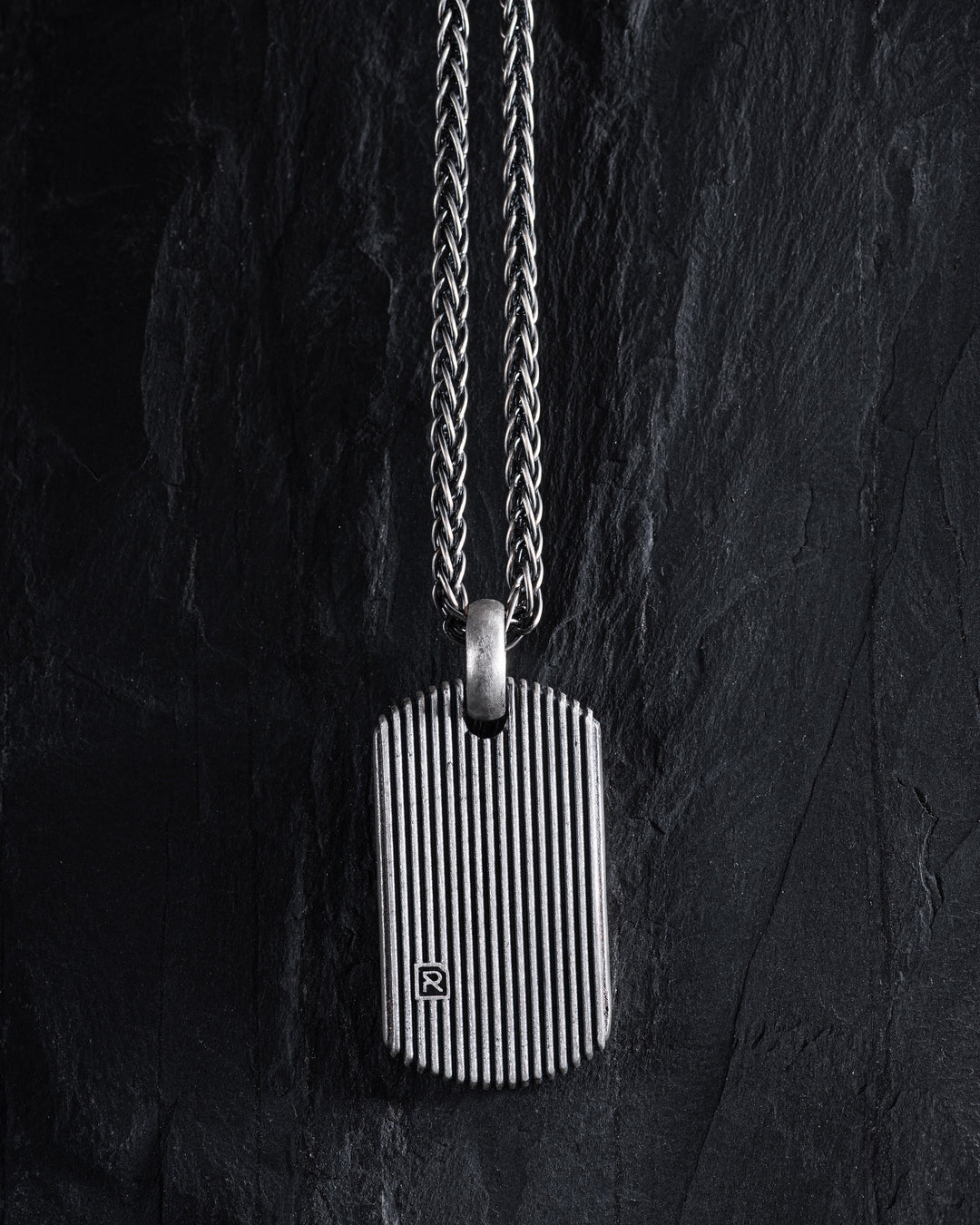 Silver token COUNTER. BLACK STONES