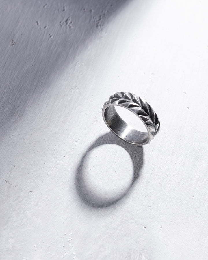 Silver ring EAR OF WHEAT