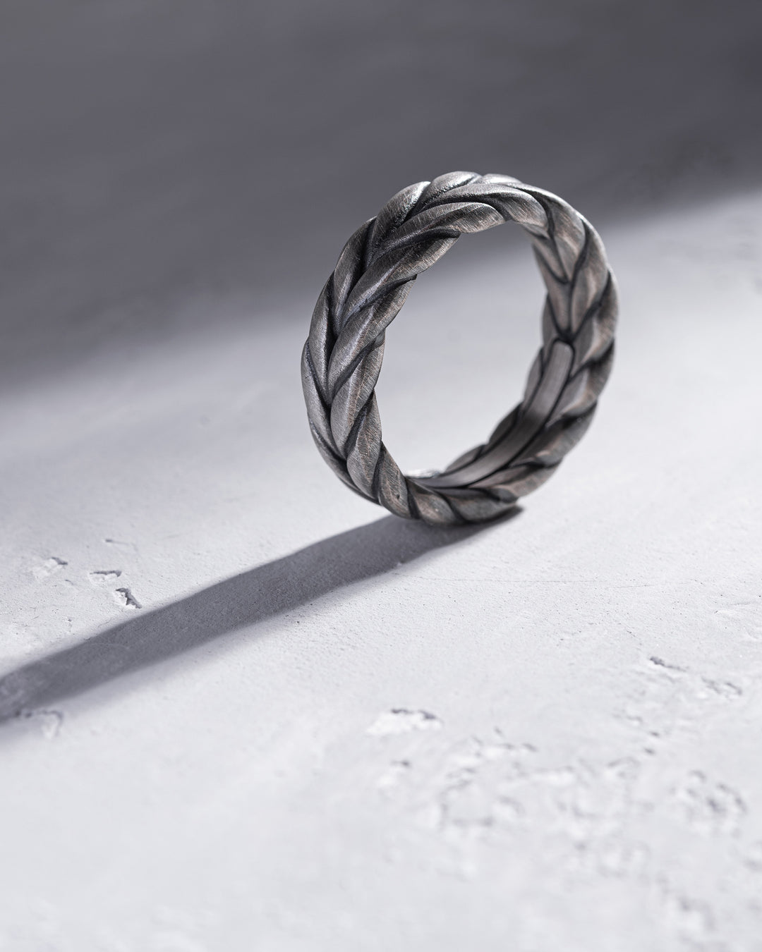 Silver ring TRITICUM