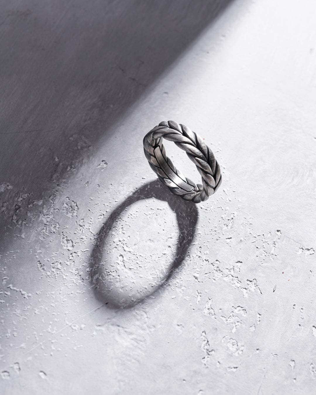 Silver ring TRITICUM