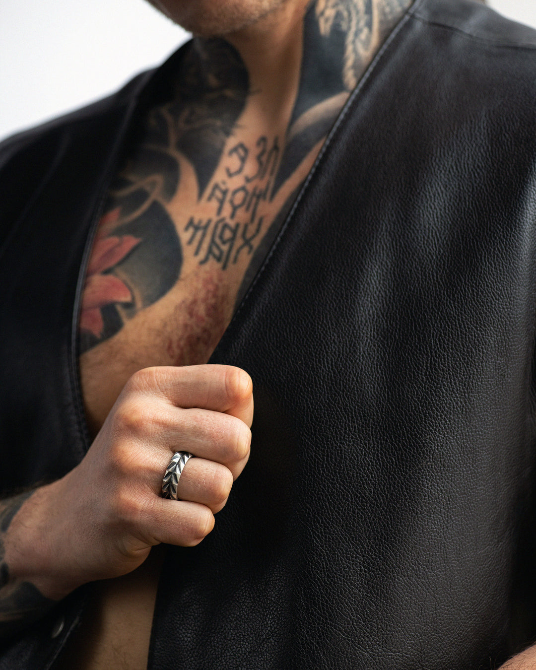 Silver ring EAR OF WHEAT