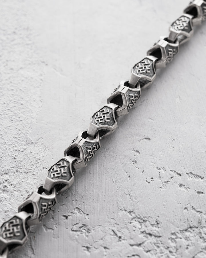 Silver bracelet SVARGA
