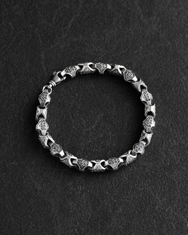 Silver bracelet SVARGA