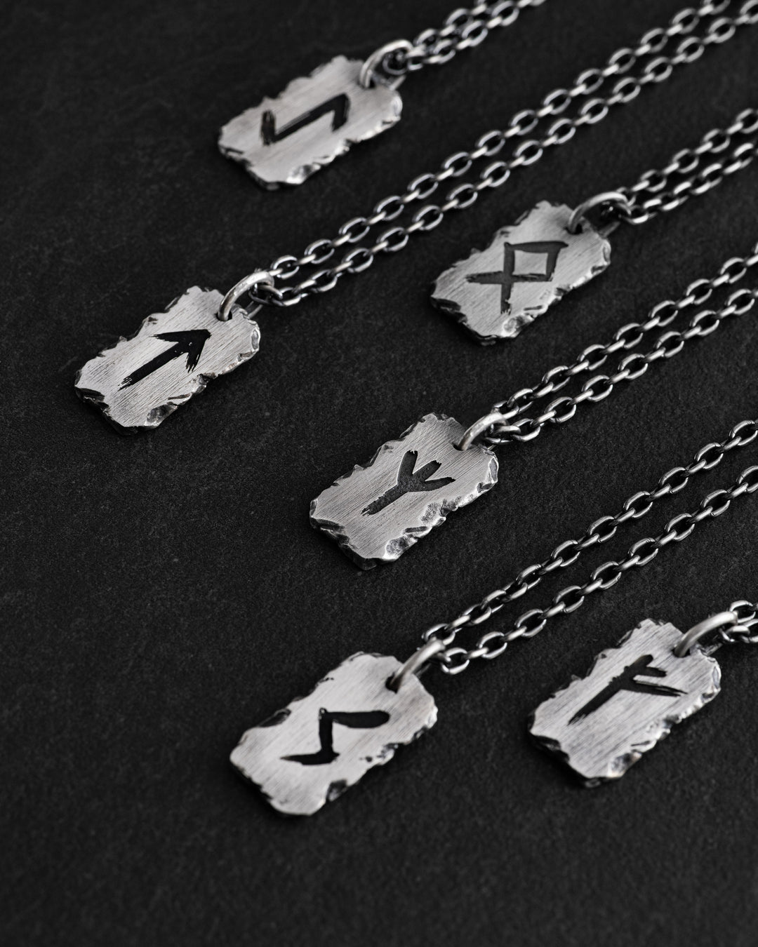 Silver pendant RUNE AMULET - SOWILO