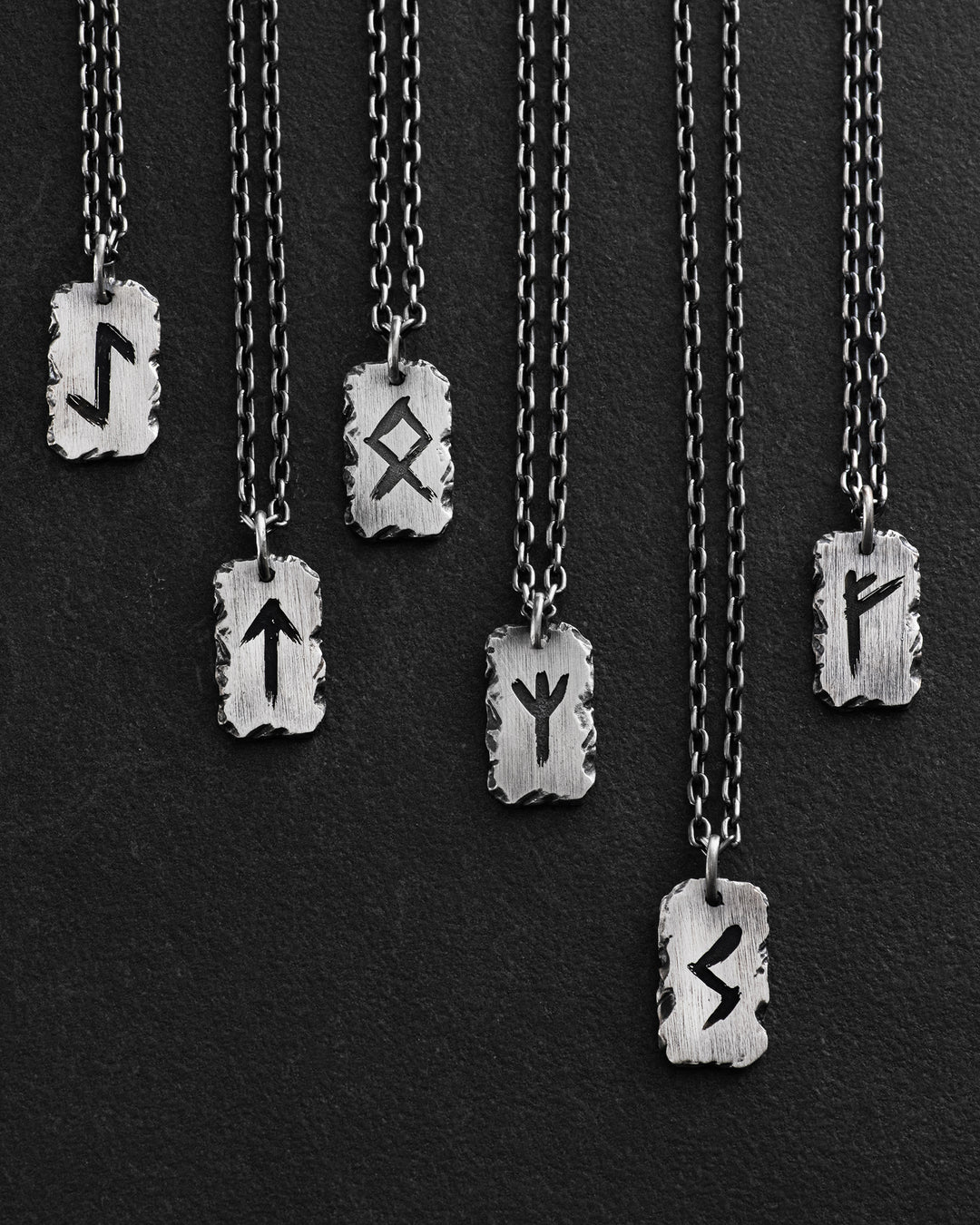 Silver pendant RUNE AMULET - SOWILO